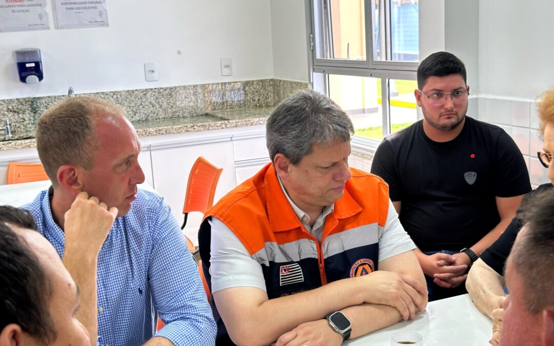 Vereador Aith recebe governador no hospital do câncer infantil de Sorocaba